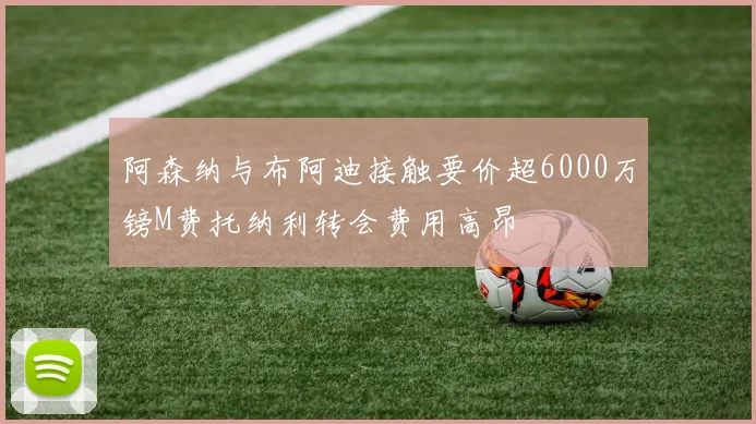阿森纳与布阿迪接触要价超6000万镑M费托纳利转会费用高昂